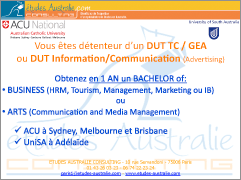 La brochure DUT